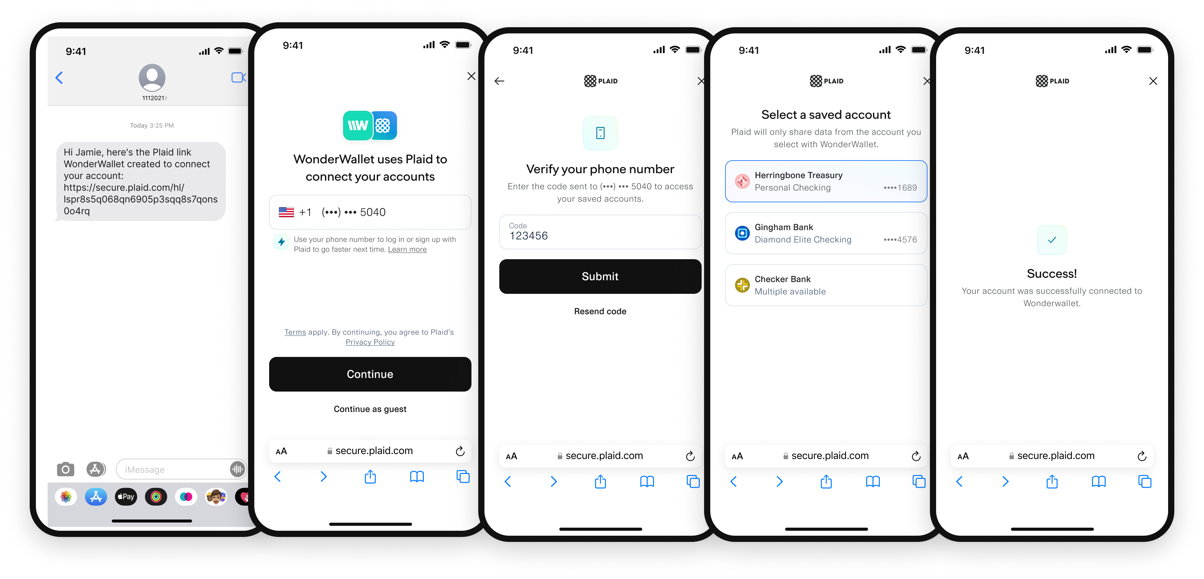 image of Hosted Link flow